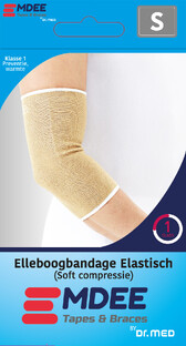 Emdee Elleboogbandage Elastisch Maat S 1ST 