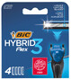 Bic Hybrid Flex3 Scheermesjes 4ST 