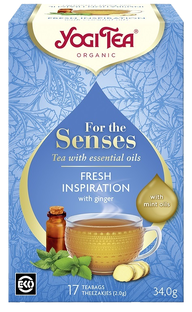 Yogi Tea Fresh Inspiration Ginger & Mint Oils 17ST 