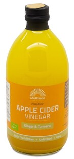 Mattisson HealthStyle Biologische Appel Cider Vinegar Ginger & Turmeric 500ML 