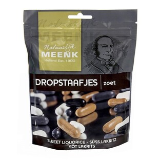 Meenk Dropstaafjes 225GR 