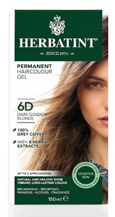 Herbatint Haarverf Gel - 6D Donker Goudblond 150ML 