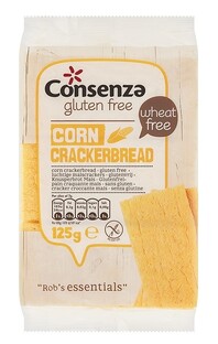 Consenza Consenza Corn Crackerbread 125GR 