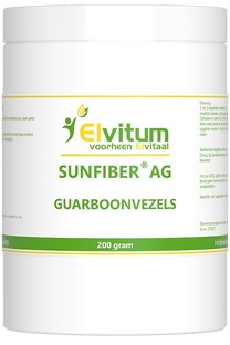 Elvitum Sunfiber AG Guarboonvezels Poeder 200GR 