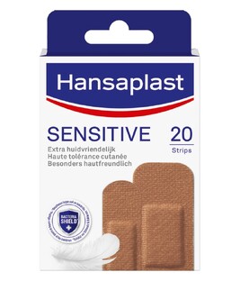 Hansaplast Pleisters Sensitive Strips - Medium 20ST 