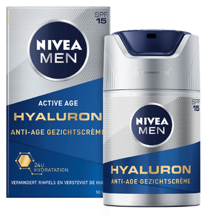 Nivea Men Anti-Age Hyaluron Gezichtcrème SPF 15 50ML 