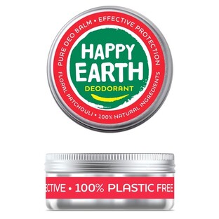 Happy Earth 100% Natural Deo Balm Floral Patchouli 45GR 