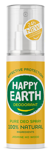 Happy Earth Happy Earth 100% Natuurlijke Deo Spray Jasmine Ho Wood 100ML