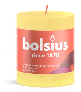 Bolsius Stompkaars Sun Yellow 80/68 1ST 