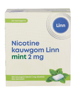 Linn Nicotine Kauwgom Mint 2mg 204ST 