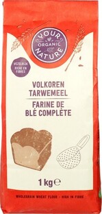 Your Organic Nature Volkoren Tarwemeel Biologisch 1KG 