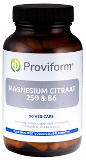 Proviform Magnesium Citraat 250 mg & B6 Capsules 90VCP 