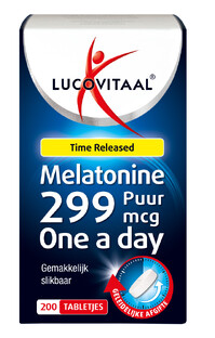 Lucovitaal Melatonine Puur 299 mcg Tabletten 200TB 