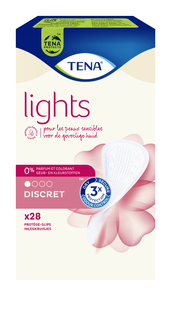 TENA Lights Inlegkruisjes Light Gevoelige Huid 28ST 