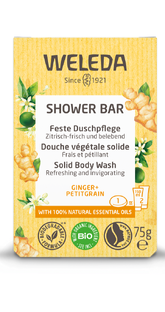 Weleda Shower Bar Ginger + Petitgrain 75GR 