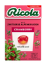 Ricola Kruidenpastilles Cranberry Suikervrij 50GR 