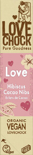 Lovechock Bar Love Hibiscus Cacoa Nibs Biologisch 40GR 